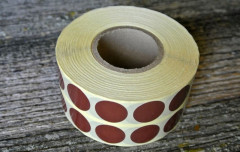 Заклейки для IPSC мишеней коричневые (4000 шт./рулон)