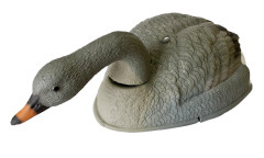 Чучело гуся гуменника Birdland кормящегося на опоре (корпус из 2 частей)