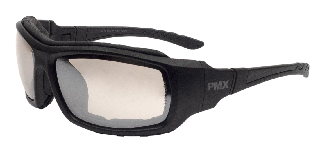 Очки баллистические стрелковые PMX Rash G-8380S Зеркально-серые 50%