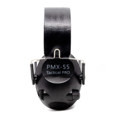 Наушники активные стрелковые PMX Tactical Pro PMX-55B 26-85 ДБ Чёрный
