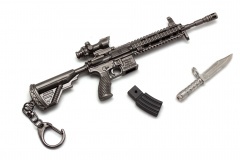 Брелок Microgun M Винтовка Heckler and Koch M416 Delta Force Edition с вытаскивающимся магазином