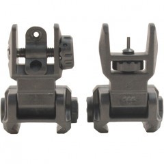 Мушка и целик DLG Tactical (DLG166) на планку Weaver / Picatinny Чёрный