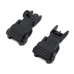 Мушка и целик DLG Tactical (DLG166) на планку Weaver / Picatinny Чёрный