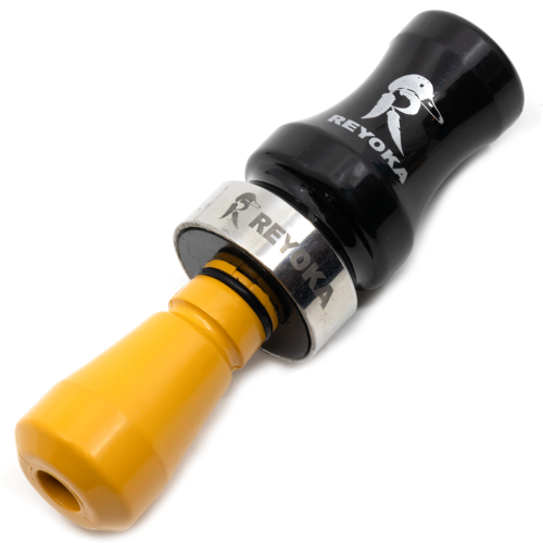 Манок духовой на утку крякву Reyoka Ordek Bir 1 лепесток Чёрный / Оранжевый