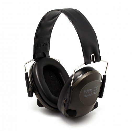 Наушники активные стрелковые PMX Tactical Pro PMX-55G 26-85 ДБ Хаки