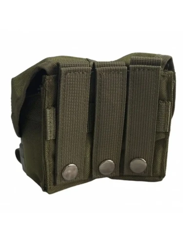 Подсумок RusForce закрытый на Molle для 2-х гранат Хаки