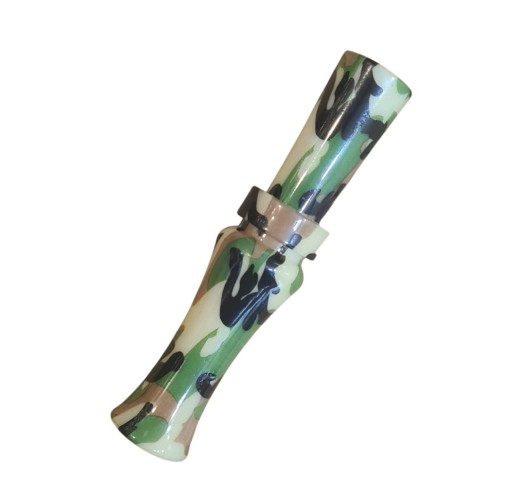 Манок духовой на утку крякву HuntOK 2 лепестка Камуфляж