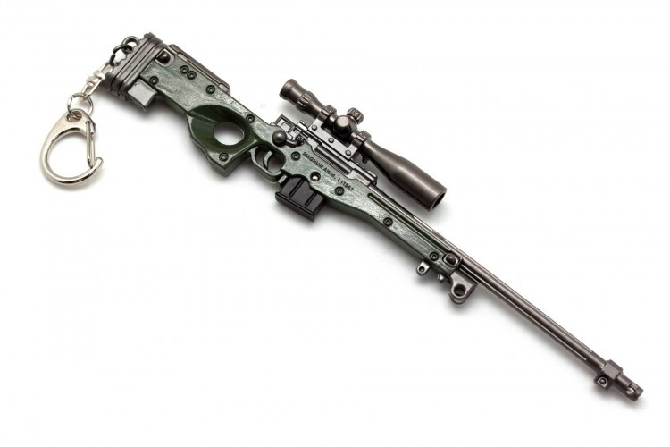 Брелок Microgun M Снайперская винтовка AWM с вынимающимся магазином и сошками