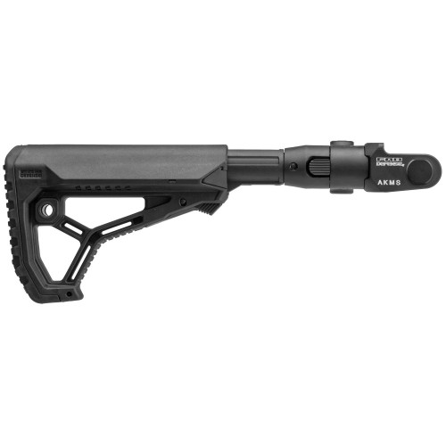 Приклад телескопический Fab Defense C-AKMS P GL-CORE для АКМС Чёрный