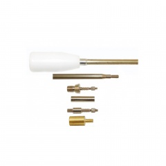 Шомпол ЧИСТОGUN CH-85-SCB для .35 - .50 / .410 - 12 калибра Папа 12/28 - Мама 8/32 D=8 мм L=85 см Латунь