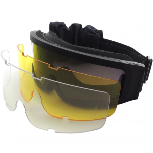 Очки-маска баллистические тактические PMX Storm GB-800SDT KIT ANTI-FOG Прозрачные 96% Жёлтые 89% Серые 23%