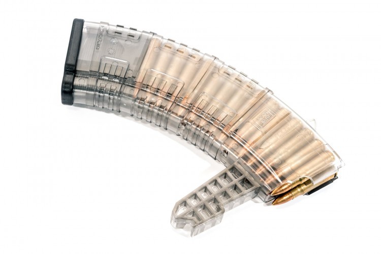 Магазин Pufgun SKS762 для СКС калибра 7.62x39 на 30 патронов Прозрачный