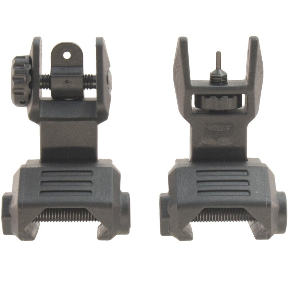 Мушка и целик DLG Tactical (DLG167) на планку Weaver / Picatinny Чёрный ...
