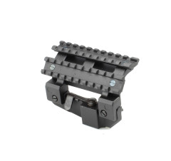 Кронштейн Вилейка для СКС на Weaver с дополнительными планками