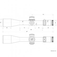 Прицел оптический Kahles K624i 6-24X56 IR FFP AO WP (10616) Сетка SKMR3 (L)