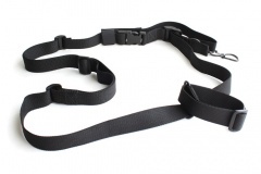 Ремень оружейный тактический Долг М2 1-2-3 точечный стандартный Черный