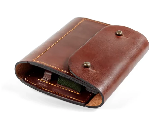 Подсумок поясной VEKTOR П-32 двухрядный на 8 патронов Коричневый