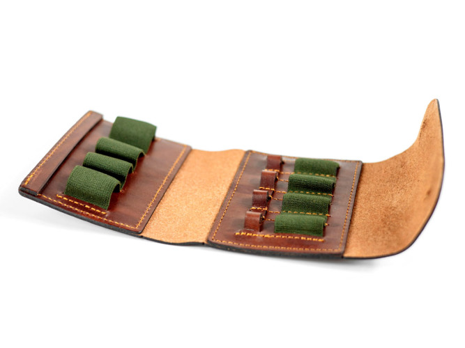 Подсумок поясной VEKTOR П-32 двухрядный на 8 патронов Коричневый