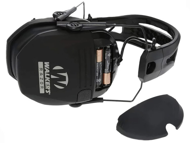 Наушники активные стрелковые Walker's Razor Tacti-Grip 23-85 ДБ Чёрный