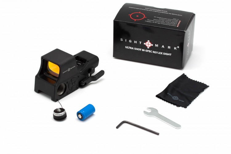 Прицел коллиматорный Sightmark Ultrashot Dual M-Spec 1X33X24 IR FP WP (SM26005) Открытый Circle DOT 2/65 MOA