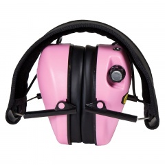 Наушники активные стрелковые Caldwell E-Max 487111 с низкопрофильным оголовьем 23-85 ДБ Розовый