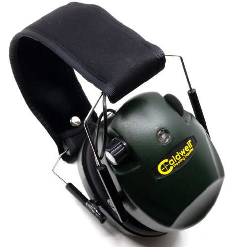 Наушники активные стрелковые Caldwell E-Max 497700 с стандартным оголовьем 25-85 ДБ Зеленый