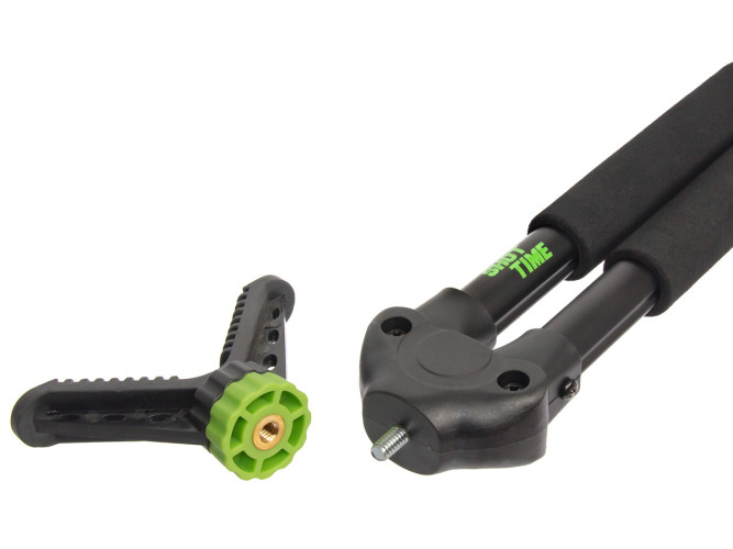 Опора телескопическая для оружия ShotTime ST-TS2-180 2 ноги 2 колена Черный