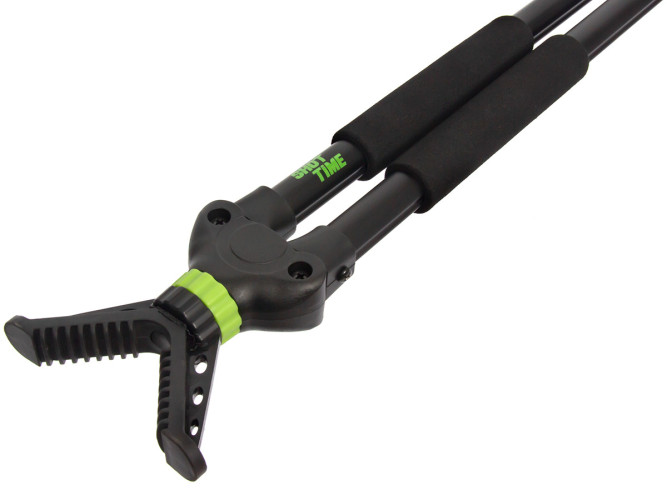 Опора телескопическая для оружия ShotTime ST-TS2-180 2 ноги 2 колена Черный