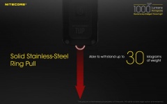 Фонарь-брелок Nitecore TUP 18401 Cвет - Холодный | 1000 lm 180 м Серый