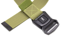 Ремень брючный PMX-18 с металлической застёжкой Зелёный