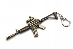 Брелок Microgun XS Винтовка M4A1 с оптическим прицелом Золотой