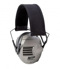 Наушники активные стрелковые Caldwell M&P Alpha Electronic 23 ДБ Серебристый