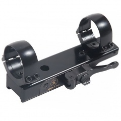 Кольца-моноблок для прицела Contessa Alessandro (SBP01/SP06) быстросъемные D=25.4 мм H=7.5 мм на Weaver | Низкий