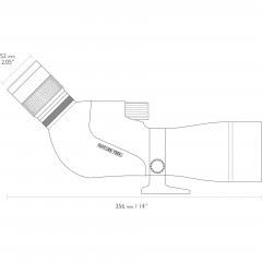 Труба зрительная Hawke Nature Trek 16-48X65 (55200) Porro | BAK-4