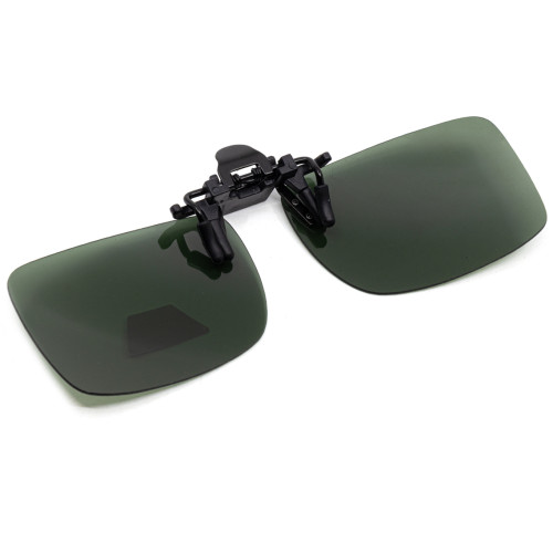 Клипон на очки Azuza А18 с поляризацией Polarized Зелёные 13%