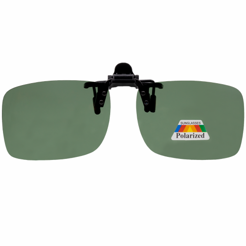 Клипон на очки Azuza А18 с поляризацией Polarized Зелёные 13%