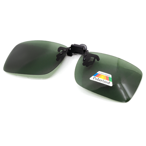 Клипон на очки Azuza А18 с поляризацией Polarized Зелёные 13%