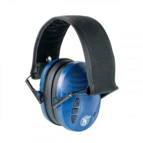 Наушники активные стрелковые Caldwell S&W Sigma Electronic 20 ДБ Синий