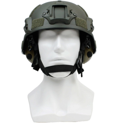 Шлем защитный Helmet PMX с креплениями Хаки