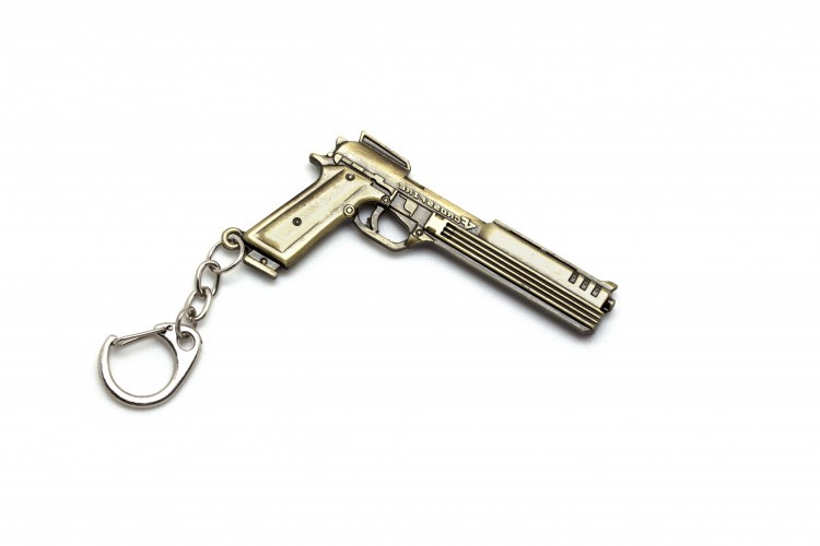 Брелок Microgun XS Пистолет Desert Eagle Macho Золотой