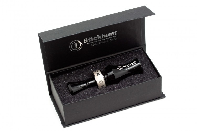 Манок духовой на утку акриловый Stickhunt ArtCalls Midnight VIP (333/777) 1 лепесток Чёрный