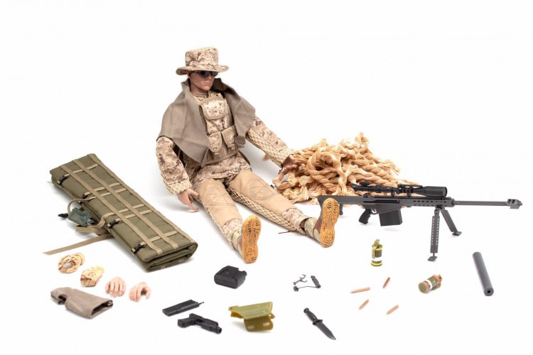 Коллекционная модель солдата Pattiz Toys Sniper Снайпер