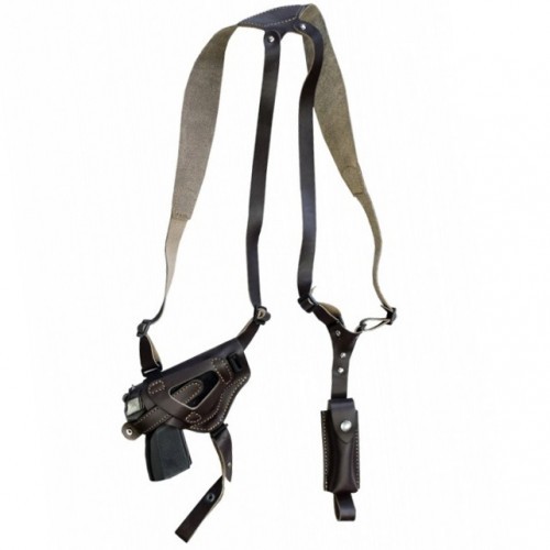 Кобура универсальная VEKTOR 14-2 для ПМ, Walther PP из натуральной кожи