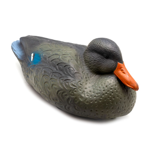 Чучело утиное Стикхант №14 Кряква утка отдыхающая сминаемое резиновое