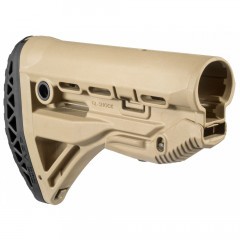 Приклад телескопический Fab Defense GL-SHOCK ARP с амортизатором и упором Койот