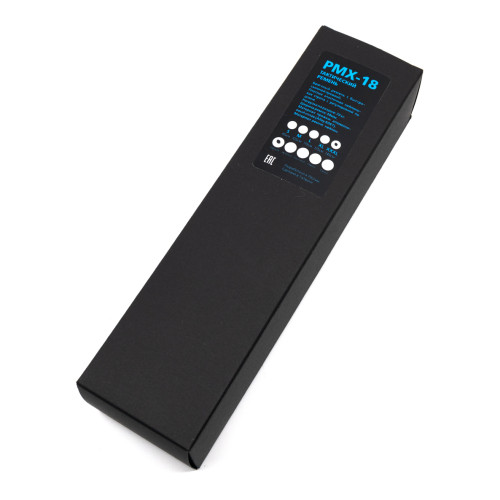 Ремень брючный PMX-18 с металлической застёжкой Черный