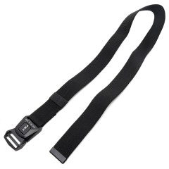 Ремень брючный PMX-18 с металлической застёжкой Черный