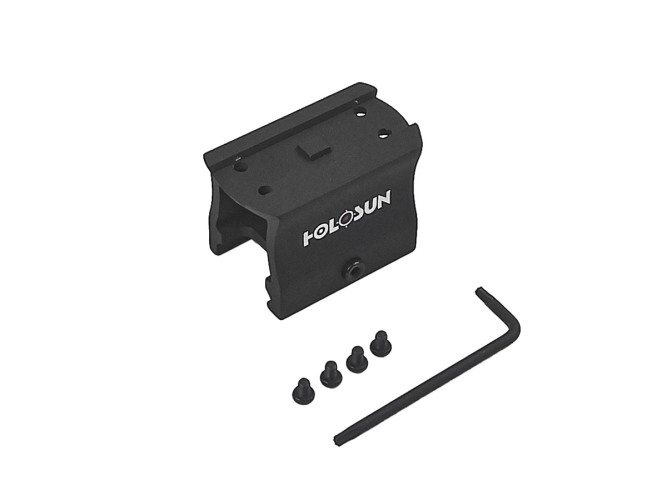 Кронштейн Holosun на Weaver/Picatinny, высокий ( h марки=1.63"/41.4мм) для Holosun/Aimpoint Micro (штатный для HS403GL)