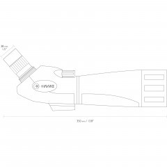 Труба зрительная Hawke Vantage 20-60X60 (51100) Porro | BK-7
