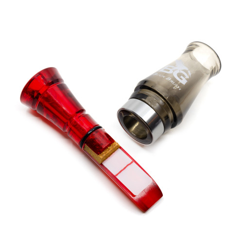 Манок духовой на утку крякву Buck Gardner Buck Brush Short Barrel BB3-S/RT Дымчатый / Красный